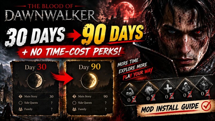 The Blood of Dawnwalker How to Get 90 DAYS + FREE Perks!