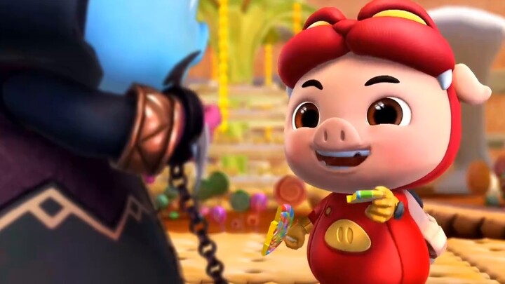 "Người lợn VS Người lợn đen, ai sẽ cạnh tranh với nhau? Chiến tranh sắp nổ ra" #pigman之五灵 Người bảo 