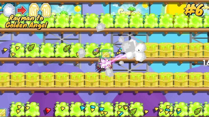 BREAKING THE MOST ANNOYING BLOCK IN GROWTOPIA 🤬 | Rayman to Golden Angel #6 | Growtopia