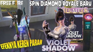 BUKAN ROBOT LAGI! LANGSUNG BORONG DIAMOND ROYALE BARU VIOLET SHADOW - EFEKNYA GG HABIS!!! FREE FIRE