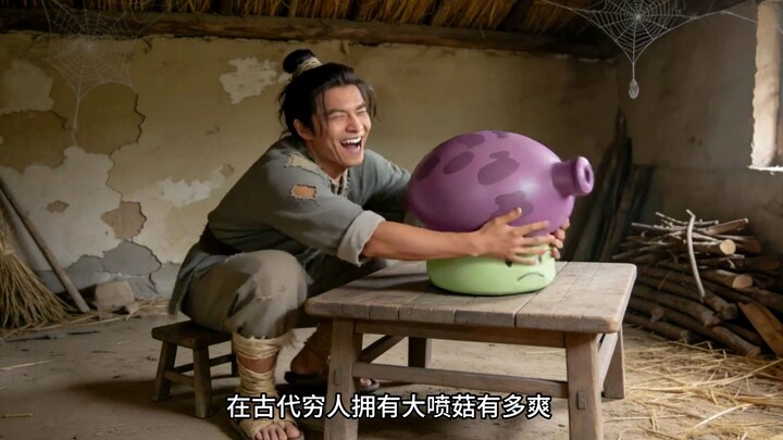 How awesome it was for the poor to have a giant puffball mushroom in ancient times.