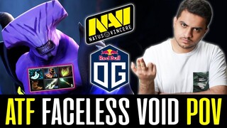 OG vs NAVI -- ATF 200IQ Faceless Void OFFLANE Perspective