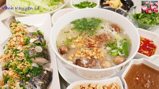 Bí quyết nấu CHÁO CÁ thơm ngon đặc biệt không tanh FISH PORRIDGE, Cách làm Nước Chấm Cá, Vanh Khuyen