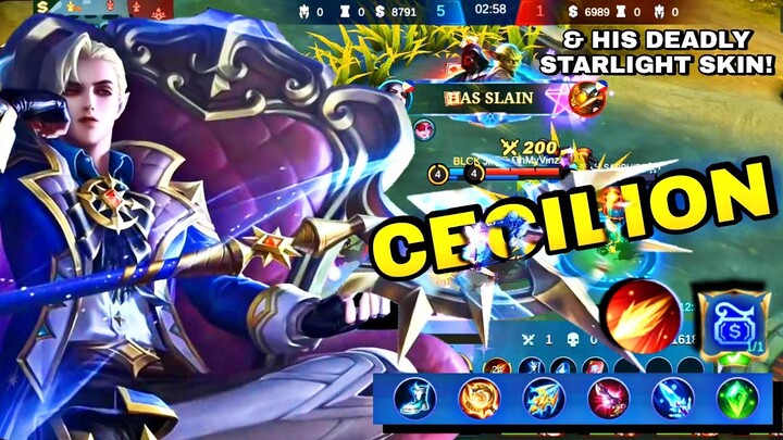 MULTI-ROLE CECILION: May UNLI STACK at DEADLY DAMAGE sa BUONG MAPA! [JMLIZAY OFFICIAL BUILDS] #mlbb