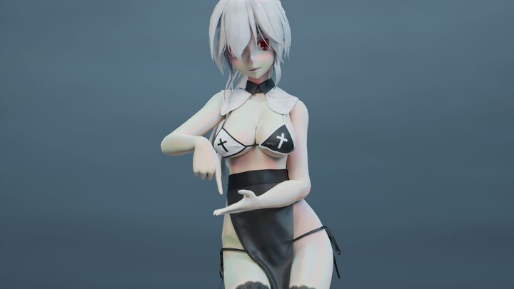 【MMD/weak sound】LILAC【Nun/blurred】