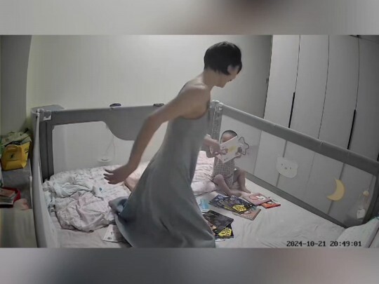Anak itu sampai bisa bicara karena terlalu cemas