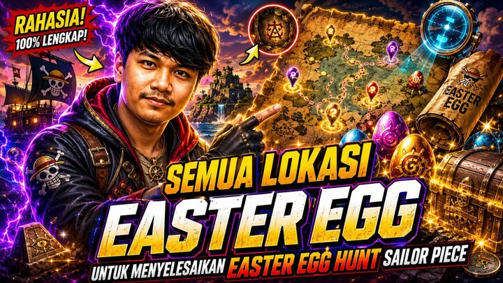 SEMUA LOKASI EASTER EGG, UNTUK QUEST EASTER EGG HUNT SAILOR PIECE