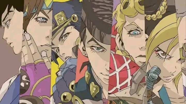 [Anime]MAD·AMV: Wariskanlah Semangat Emas! Jojo!