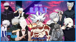 Top Ten White Haired | G.O.A.T | Anime Characters | In Hindi