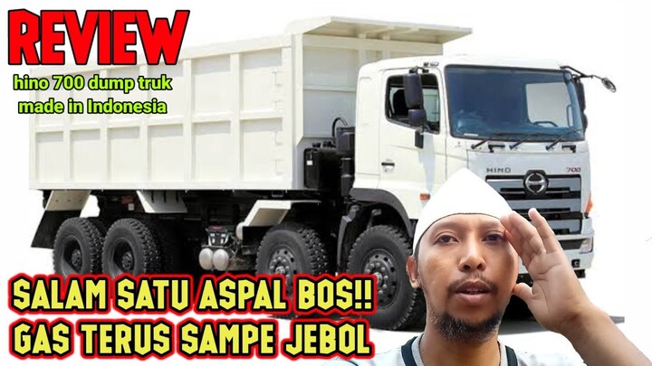 (vlog) hino dump truk made in Indonesia. versi miniatur 1:10