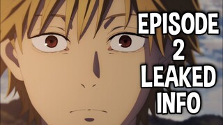 Chainsaw Man Episode 2 LEAKED INFORMATION! | Chainsaw Man Leaks