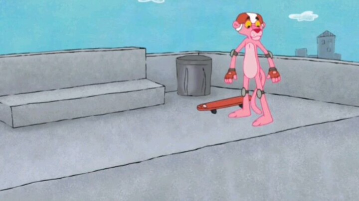 Pink Panther ice cream pink