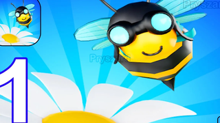 Bee Colony - เกมส์เพลย์ Walkthrough ตอนที่ 1 Idle Pocket Bees Farm Craft (Android iOS)