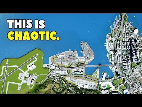 I Created the Most CHAOTIC Place in Cities Skylines | Oceania 46