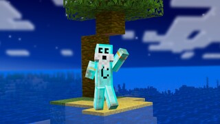 Minecraft but I'm Stuck on a Deserted Island