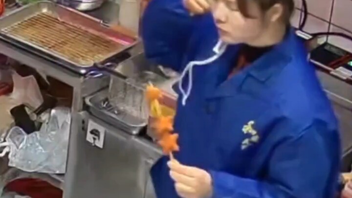 “One skewer for the guest, one for me”