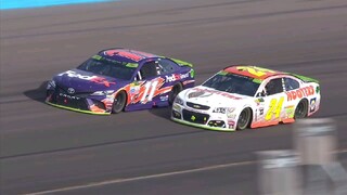 Chase elliott slams Denny hamlin into wall