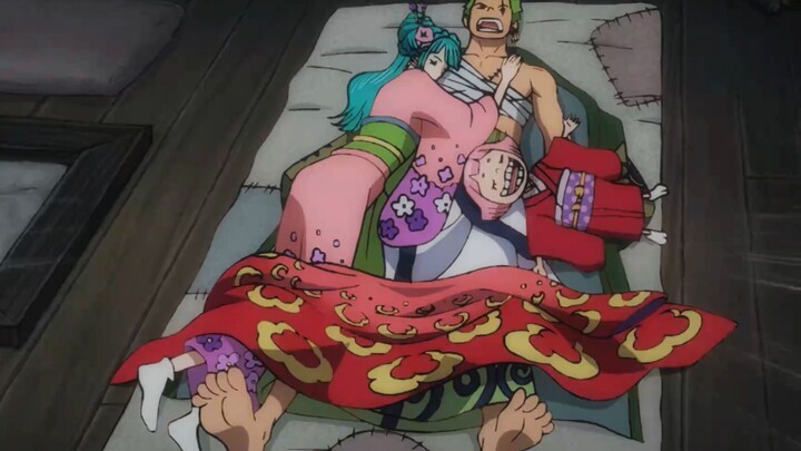Zoro: I'm a ronin, and it's normal for beautiful women to sleep with them! Sanji?