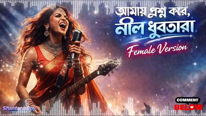 আমায় প্রশ্ন করে নীল ধ্রুবতারা Female Rock Version Hemanta Mukherjee Classic Reimagined