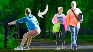 FUNNY Fart Prank in Central Park!  Failing to Hide My Farts!