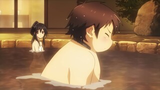 Memang Menyenangkan Berendam Di Air Panas Bareng Wanita Yang Disukai | Accel World