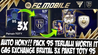 AUTO HOKY NIH!! GACHA BRUTAL EXCHANGE OVR 95 EVENT TOTY HONOURIBLE MANTIONS EA FC MOBILE INDONESIA