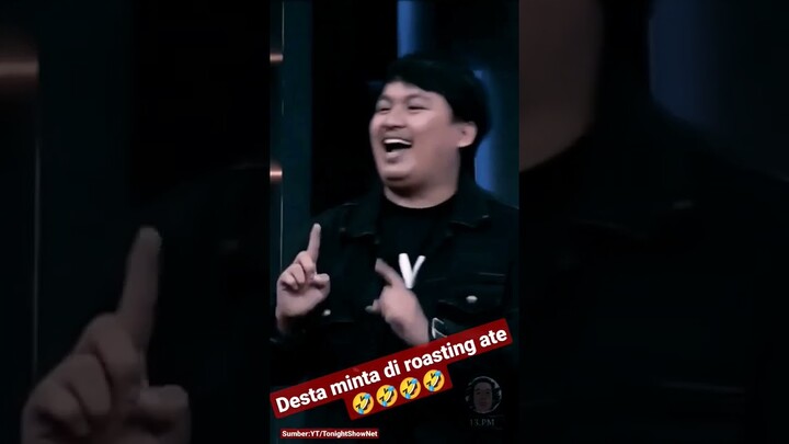 Desta minta di roasting ate 🤣🤣🤣🤣#tonightshow #nettv #tonightshownet #vincent #desta #enzy #hesti