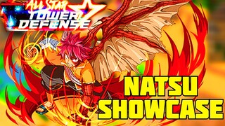 NEW UPDATE! NATSU SHOWCASE IN ALL STAR TOWER DEFENSE