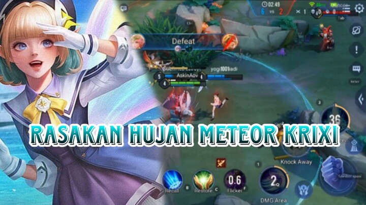 RASAKAN HUJAN METEOR KRIXI