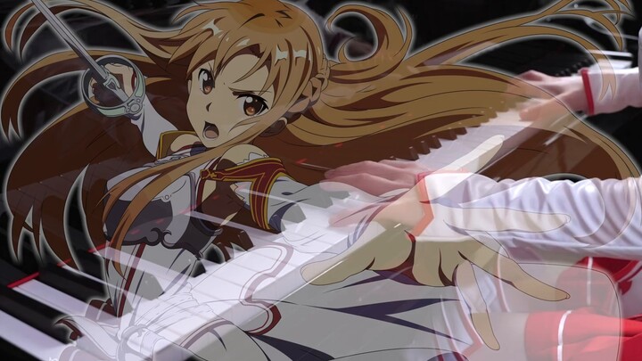 [Long-lost stars explode! ] Sword Art Online famous song "Swordland / Kajiura Yuki" piano performance Ru's Piano | Sword Art Online OST