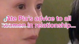 When ate pia once said?!