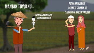 ANIMASI AZAB PETANI PAKAI BANTUAN TUYUL UNTUK MACUL!!