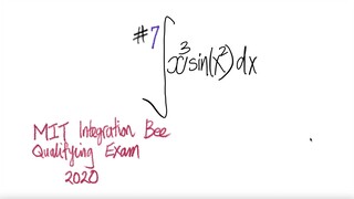 #7 2023: MIT Integration Bee Quali Exam: integral  ∫x^3 sin(x^2) dx