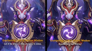 Scaramouche Weekly Boss DIALOGUE CHANGES if you bring certain CHARACTER