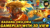 Badang Fist Of Zen Gameplay Using 3D View | Mobile Legends: Bang Bang!