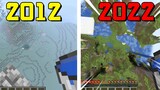 Minecraft: Falling water in 2012 compared to 2022, will there be people who will not fall into the water?