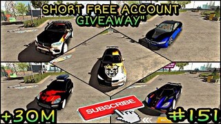 || Short Free Account Guveaway#151 || Glitch Car + Rare Design || Car Parking Multiplayer 4.8.2