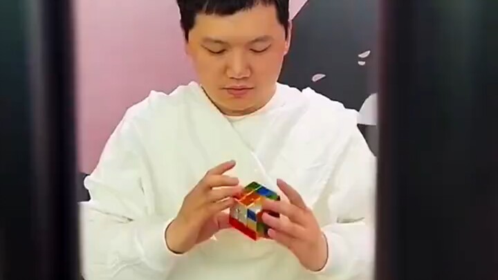 He not only understands the Rubik's Cube, but also understands you