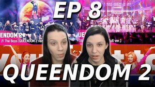 REACTION QUEENDOM 2 EP 8 PERFORMANCES + RANKING - KEP1ER, VIVIZ & WJSN