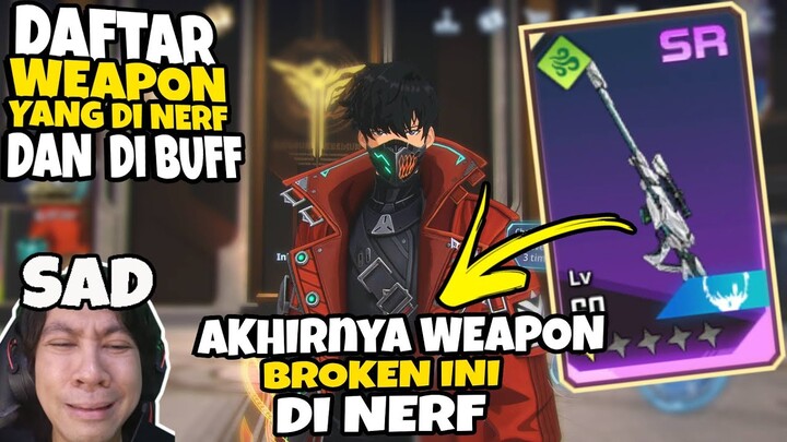 SAD 😢ini dia Daftar Weapon yang di NERF & di BUFF Solo Leveling Arise Ditusiofficial