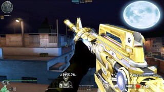 Crossfire NA : M4A1 Transformer Iron Imperial Gold - Hero Mode X - Zombie V4