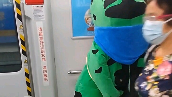 I never would have guessed that on the subway, Wawa would actually do something like this.