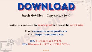 Jacob McMillen – Copywriter 2049