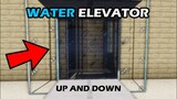 How to Make Water Elevator in Minecraft 1.17 Bedrock MCPE