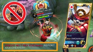 REASON WHY MARKSMAN USERS HATES MY AKAI | ENEMY CALLING ME CHEATER?! | MLBB