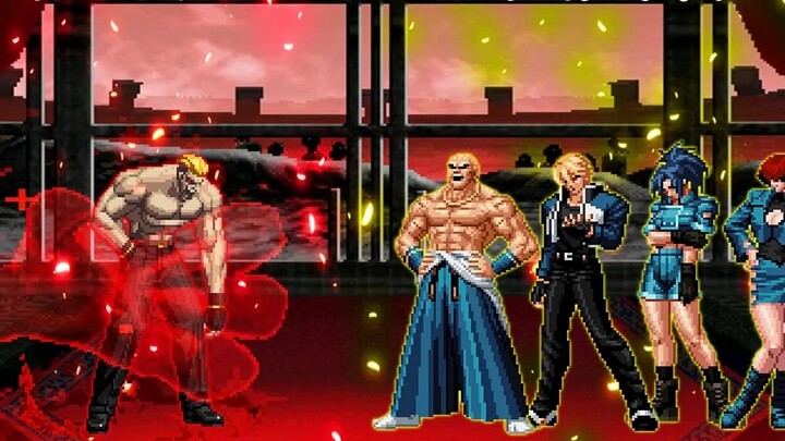 The King of Fighters Mugen: Zombie Long Er is crazy and no one can match, Huang Yan team said that t
