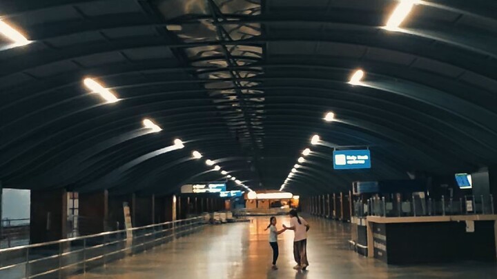 Nepal Airport at 2 AM. airport scenes are also serene