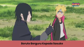 Boruto berguru kepada Sasuke