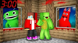 JUMBO JOSH & BANBAN at 3:00 AM NIGHTMARE vs JJ and MIKEY in Minecraft challenge 100 Days Maizen