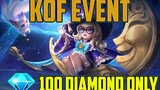 KOF EVENT 100 DIAMOND ONLY KOF EVENT TRICKS LIMITED SKIN NI CHANG'E